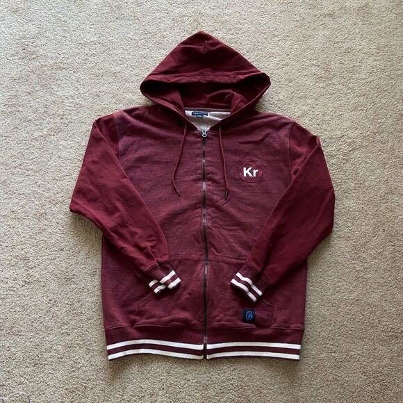 Kidrobot Red Zip Up Sweatshirt - Picture 1 of 3